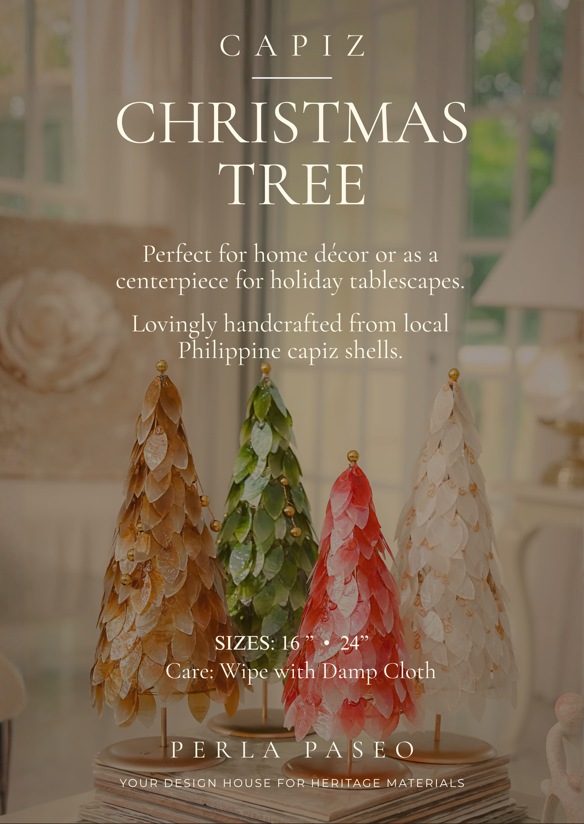 Capiz Christmas Tree